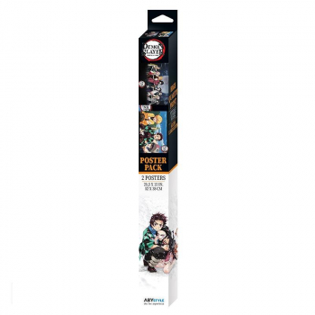 Plakat Zestaw 2 szt. Demon Slayer-1379