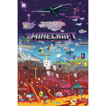 Plakat Minecraft World Beyond (91,5x61)
