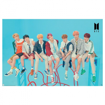 Plakat BTS Group Blue (91,5x61)