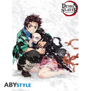 Plakat Demon Slayer - Tanjiro & Nezuko Snow (52x38-1577