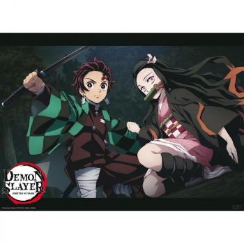Plakat Demon Slayer - Tanjiro and Nezuko FP (52x38