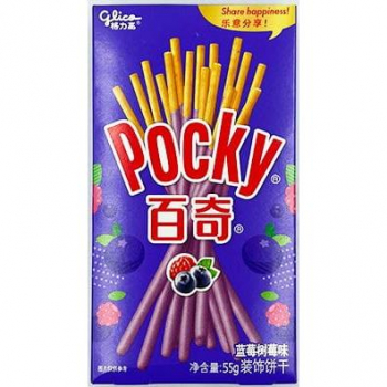 Pocky Blueberry Rasberry Stick Biscuit 55g