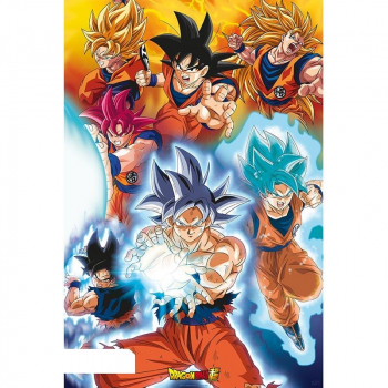 Plakat DBS Goku's Transformations (91,5x61)